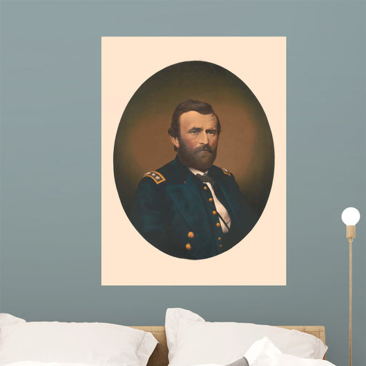 Oval Portrait Major General Wall Decal Design 1