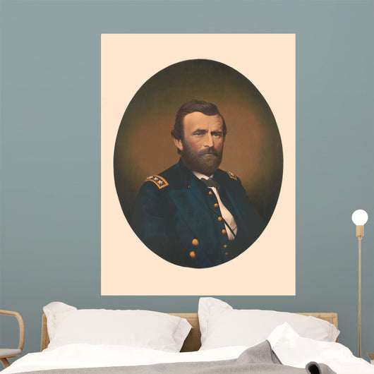 Oval Portrait Major General Wall Decal Design 1