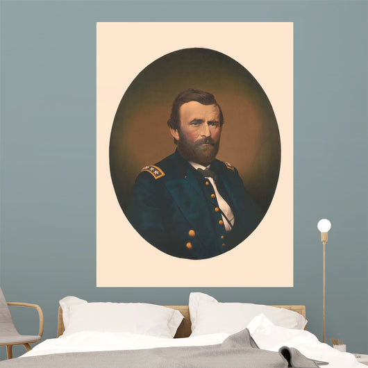 Oval Portrait Major General Wall Decal Design 1