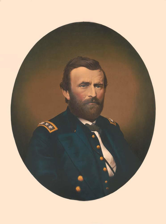 Oval Portrait Major General Wall Decal Design 1
