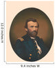 Oval Portrait Major General Wall Decal Design 1