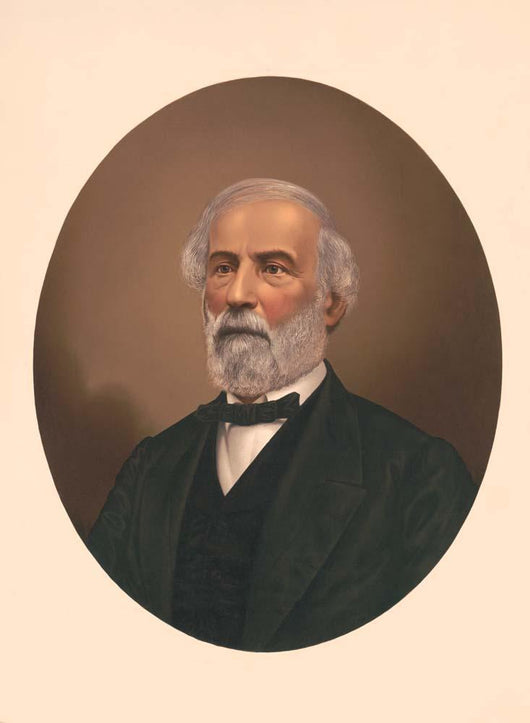 Oval Portrait Robert E Wall Decal