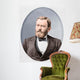 Head-and-shoulders Portrait Ulysses S Wall Decal Design 2