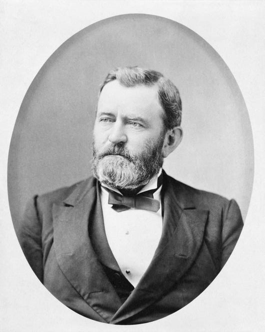 Head-and-shoulders Portrait Ulysses S Wall Decal Design 1