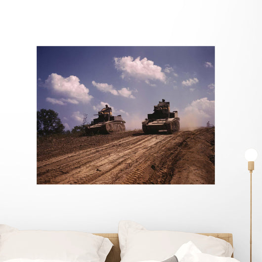 June 1942 M3 Stuart Wall Decal