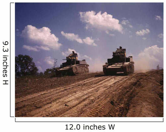 June 1942 M3 Stuart Wall Decal