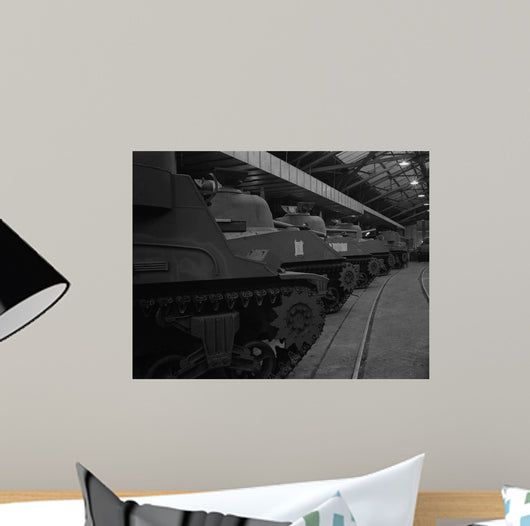 M4 Tanks and M7 Wall Decal