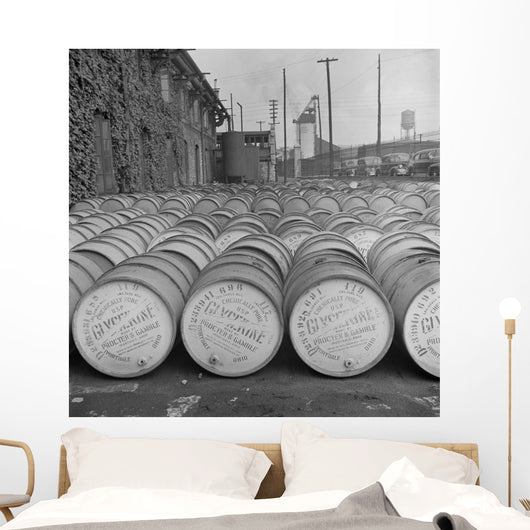 June 1943 Drums Glycerin Wall Decal Design 2