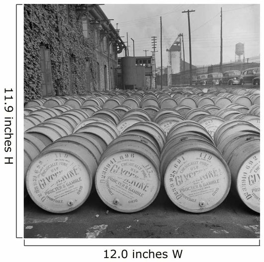 June 1943 Drums Glycerin Wall Decal Design 2