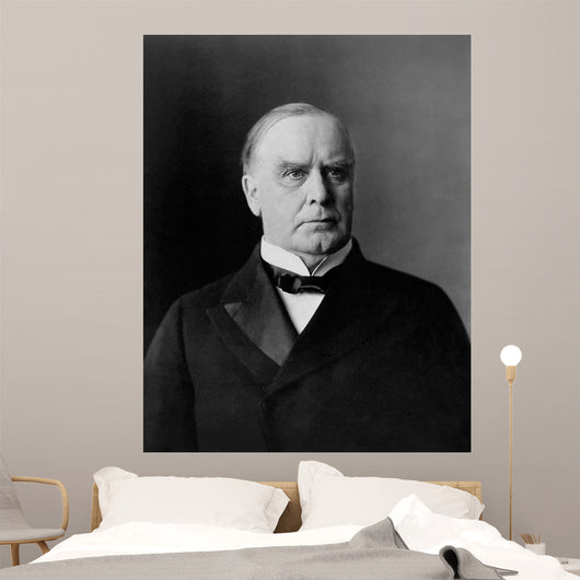 William McKinley Portrait circa Wall Decal
