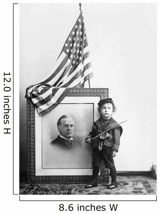 Boy Sailor Uniform Standing Wall Decal