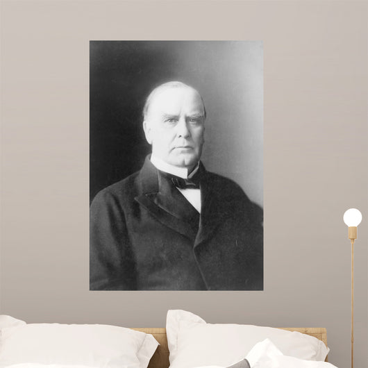 William McKinley Portrait circa Wall Decal Design 2