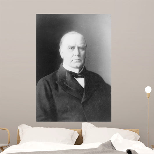 William McKinley Portrait circa Wall Decal Design 2