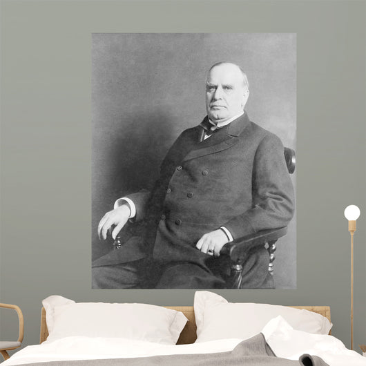 Portrait President William McKinley Wall Decal