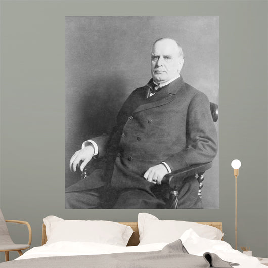 Portrait President William McKinley Wall Decal