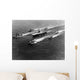 Uss Yorktown Surrounded Her Wall Decal