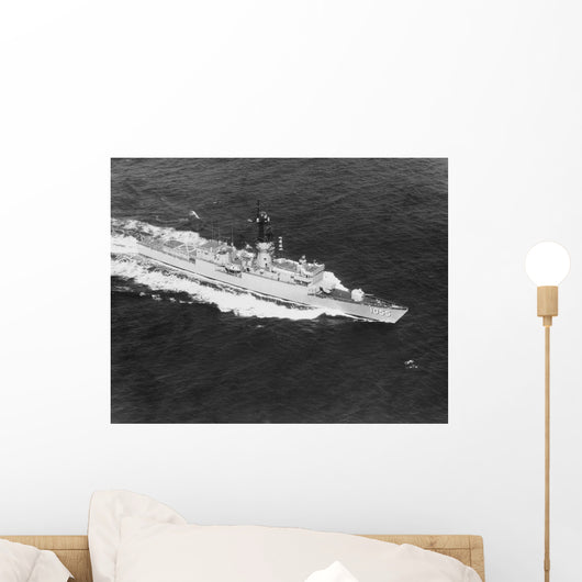 Escort Ship Uss Hepburn Wall Decal Design 4