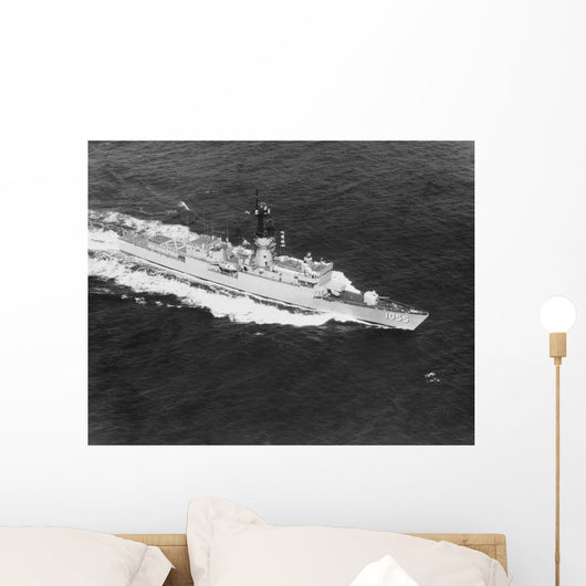 Escort Ship Uss Hepburn Wall Decal Design 4