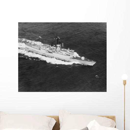 Escort Ship Uss Hepburn Wall Decal Design 4