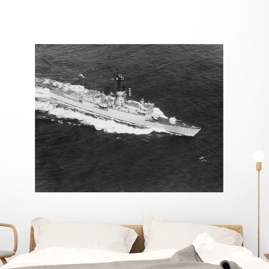 Escort Ship Uss Hepburn Wall Decal Design 4
