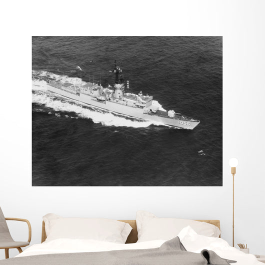 Escort Ship Uss Hepburn Wall Decal Design 4
