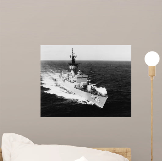 Escort Ship Uss Hepburn Wall Decal Design 3