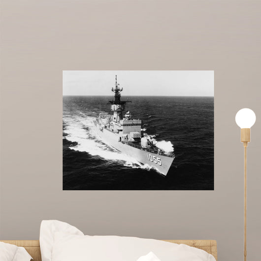 Escort Ship Uss Hepburn Wall Decal Design 3