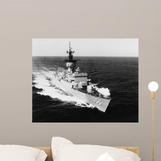Escort Ship Uss Hepburn Wall Decal Design 3