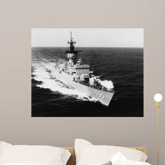 Escort Ship Uss Hepburn Wall Decal Design 3