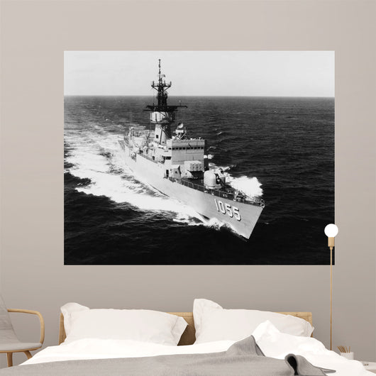 Escort Ship Uss Hepburn Wall Decal Design 3