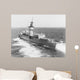 Escort Ship Uss Hepburn Wall Decal Design 2