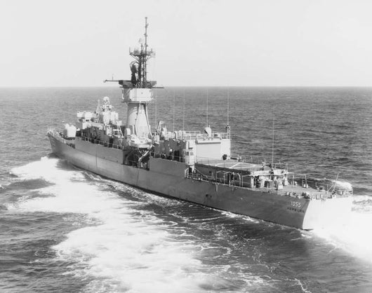 Escort Ship Uss Hepburn Wall Decal Design 2
