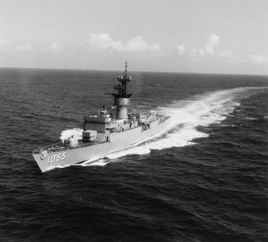 Escort Ship Uss Hepburn Wall Decal Design 1