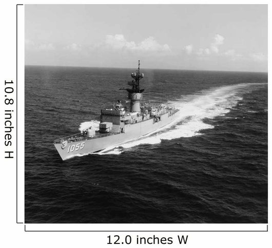 Escort Ship Uss Hepburn Wall Decal Design 1