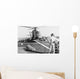 Uh-2 Seasprite Helicopter Lands Wall Decal