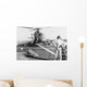 Uh-2 Seasprite Helicopter Lands Wall Decal