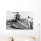 Uh-2 Seasprite Helicopter Lands Wall Decal
