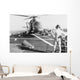 Uh-2 Seasprite Helicopter Lands Wall Decal