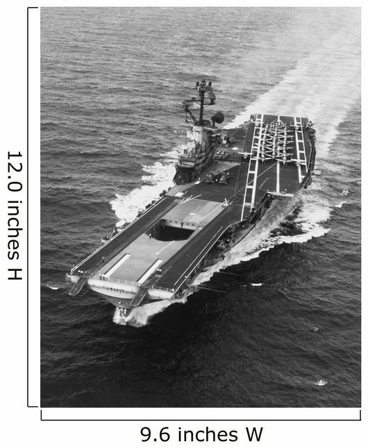 Uss Intrepid Underway South Wall Decal