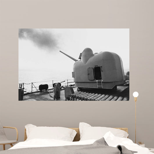 Uss Turner Joy Firing Wall Decal