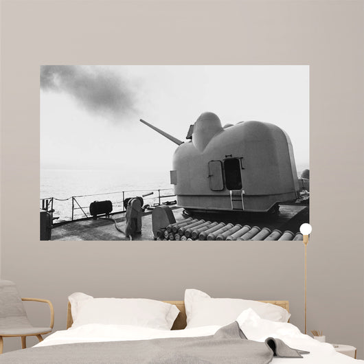 Uss Turner Joy Firing Wall Decal