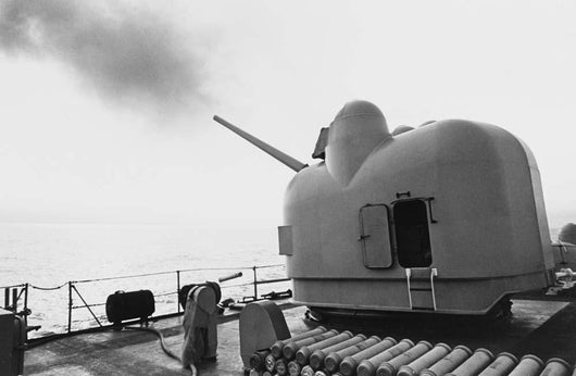 Uss Turner Joy Firing Wall Decal