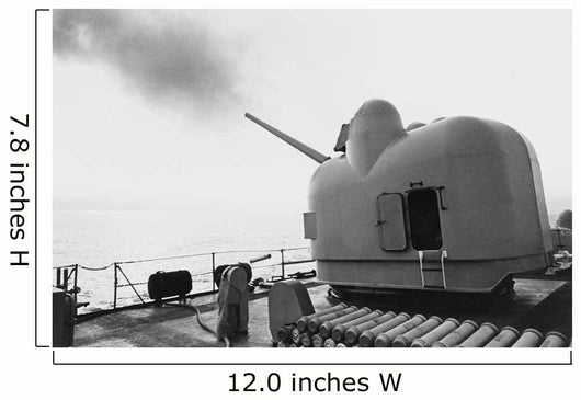 Uss Turner Joy Firing Wall Decal