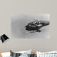 Uh-1 Helicopter Gunship Fires Wall Decal