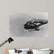 Uh-1 Helicopter Gunship Fires Wall Decal
