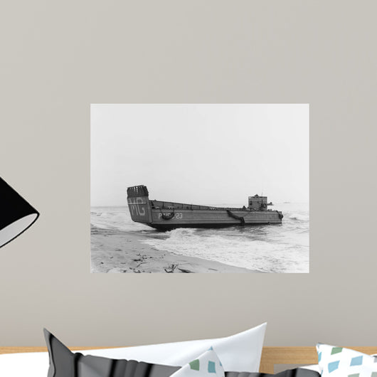 Landing Craft Beaches to Wall Decal