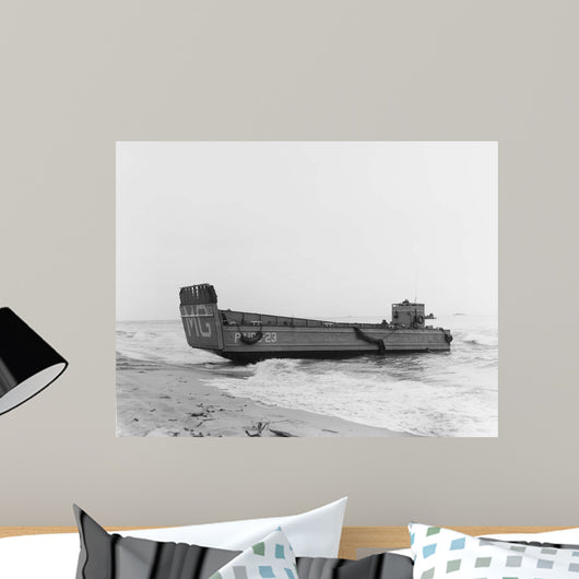 Landing Craft Beaches to Wall Decal