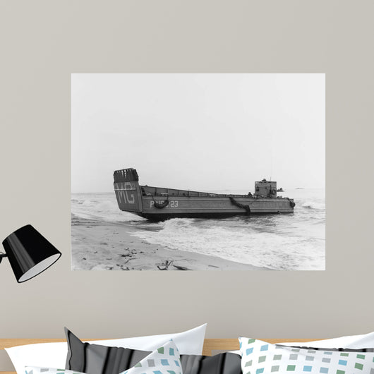 Landing Craft Beaches to Wall Decal