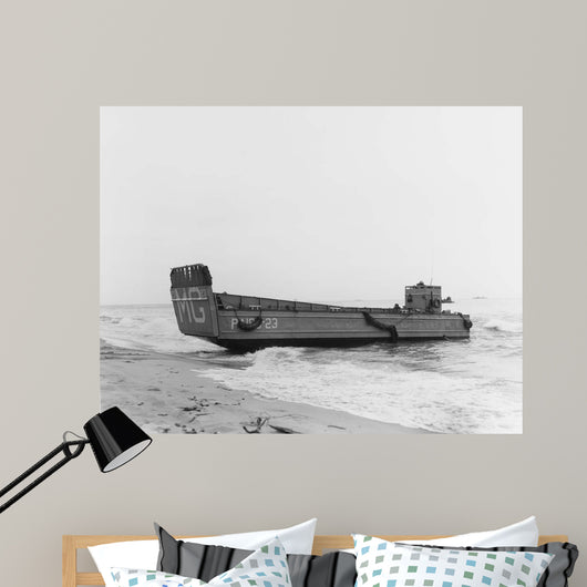 Landing Craft Beaches to Wall Decal