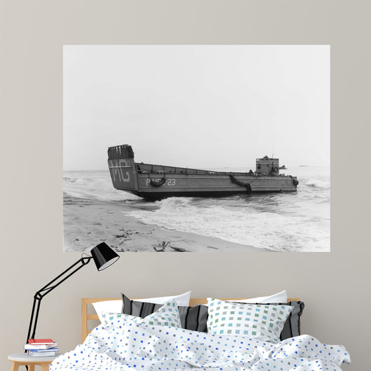Landing Craft Beaches to Wall Decal